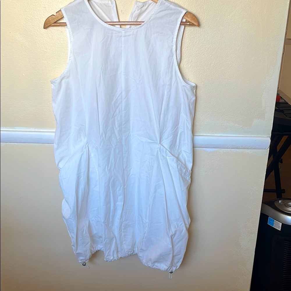 New: Beautiful summer white cotton dress